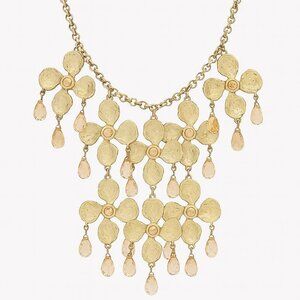 Banana Republic Daisy Floral Statement Necklace